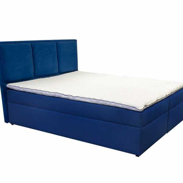 Green boxspring ágy 140