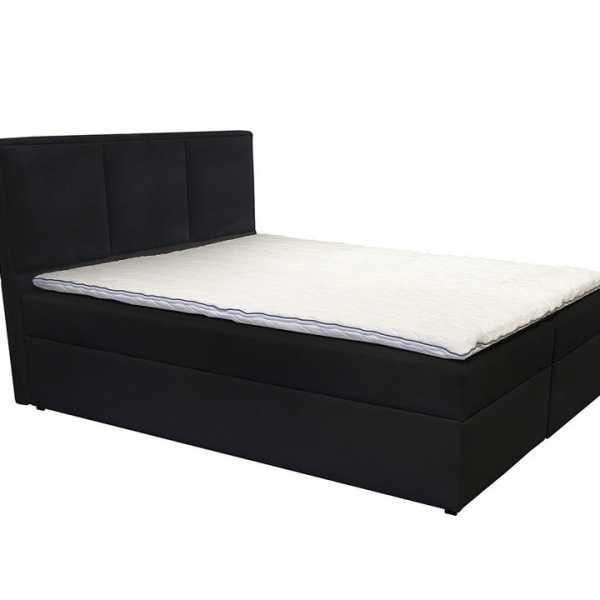 Green boxspring ágy 140