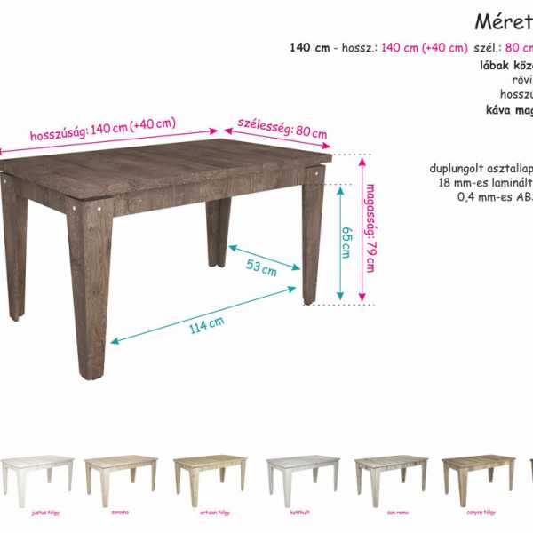 méretek